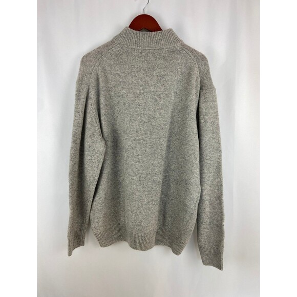 Enzo Mantovani Men's XXL 100% Wool Henley Sweater Thick Preppy Academic Formal - Picture 2 of 8